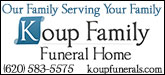 Koup Family Funeral Home Sponsorship Banner